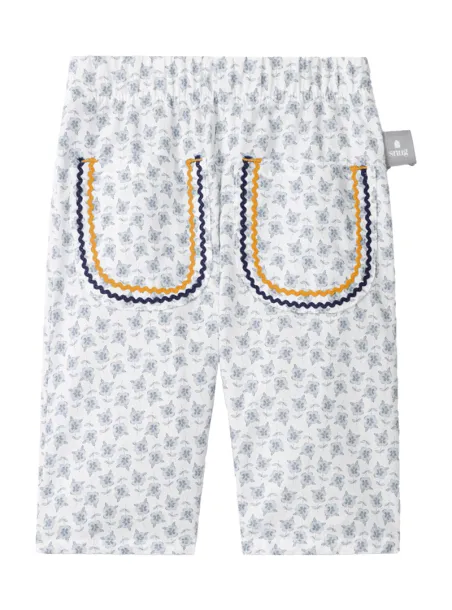 Pantalone floreale cotone