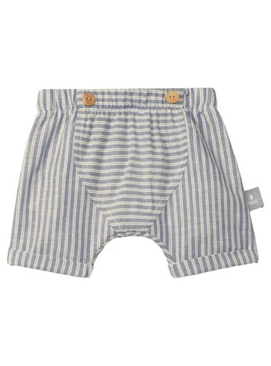 Striped Bermuda shorts