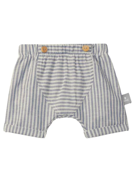 Striped Bermuda shorts