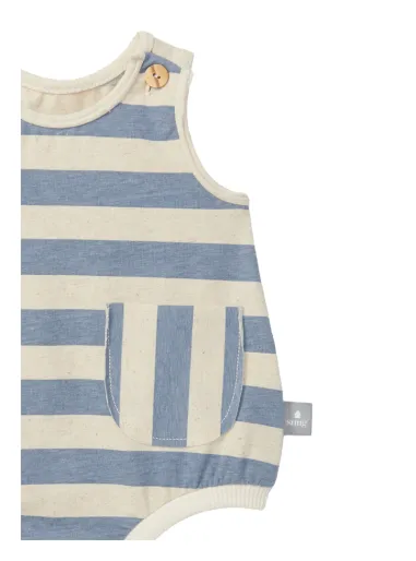 Striped romper