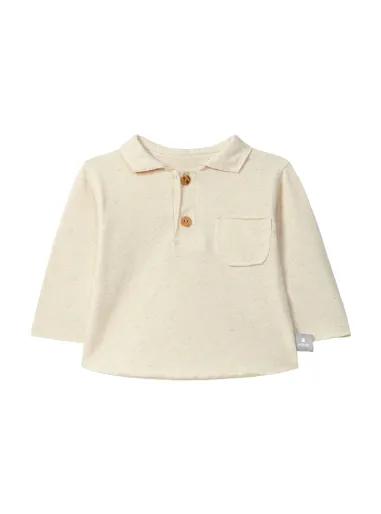 Long-sleeved polo shirt