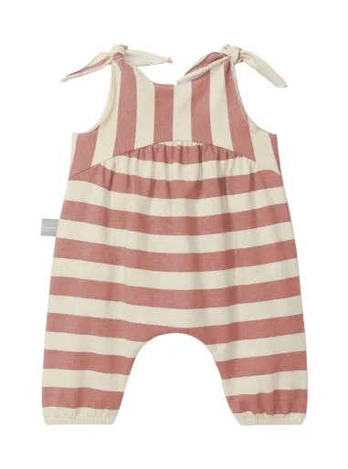 Striped overalls