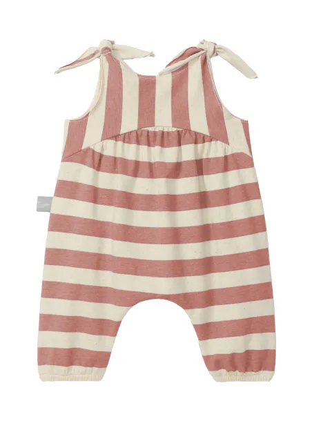 Striped overalls