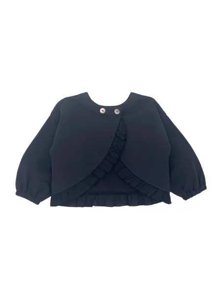 Sweatshirt cardigan